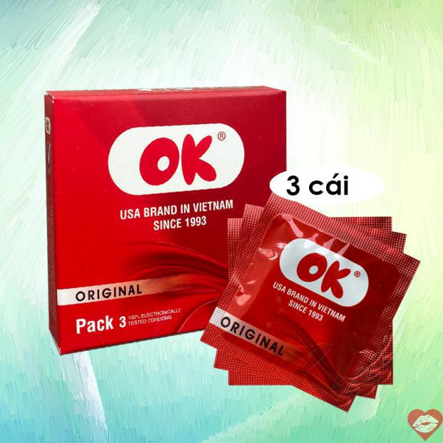  Shop bán Bao cao su OK Original hộp 3 cái  chính hãng 