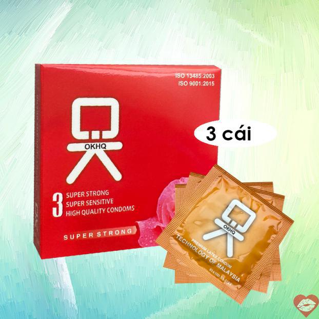  Nhập sỉ Bao cao su OKHQ - Hộp 3 cái  giá tốt 