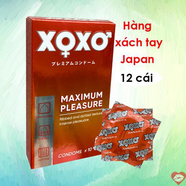  Review Bao cao su XOXO gân gai chính hãng Nhật Bản hộp 10 chiếc bcs  cao cấp 
