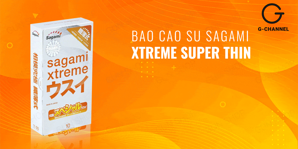 Nơi bán Bao cao su Sagami Xtreme Super Thin - Siêu mỏng ôm sát - Hộp 10 cái hàng xách tay Nơi bán Bao cao su Sagami Xtreme Super Thin - Siêu mỏng ôm sát - Hộp 10 cái hàng xách tay
