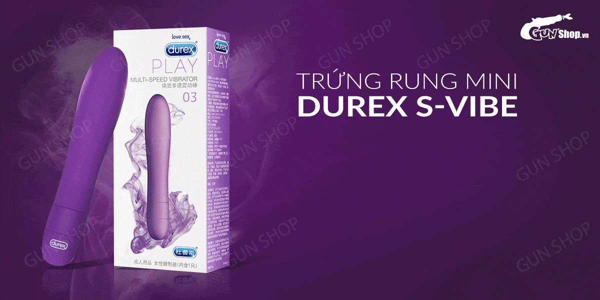 Bảng giá Trứng rung mini 5 chế độ rung dùng pin - Durex S-Vibe Multi-Speed Vibrator giá rẻ Bảng giá Trứng rung mini 5 chế độ rung dùng pin - Durex S-Vibe Multi-Speed Vibrator giá rẻ