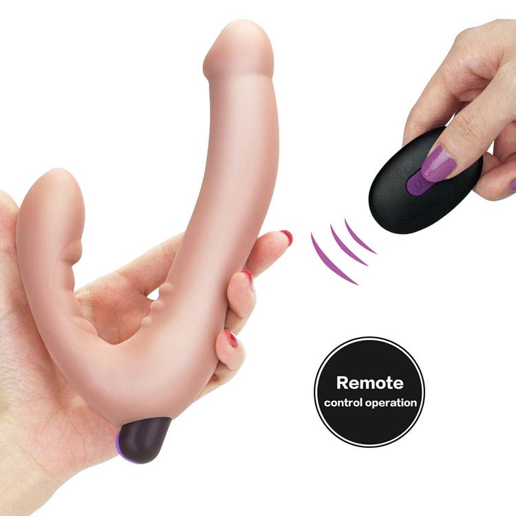  Nơi bán Dương vật giả 2 đầu Lovetoy Ijoy Strapless 10 chế độ rung sạc điện chính hãng