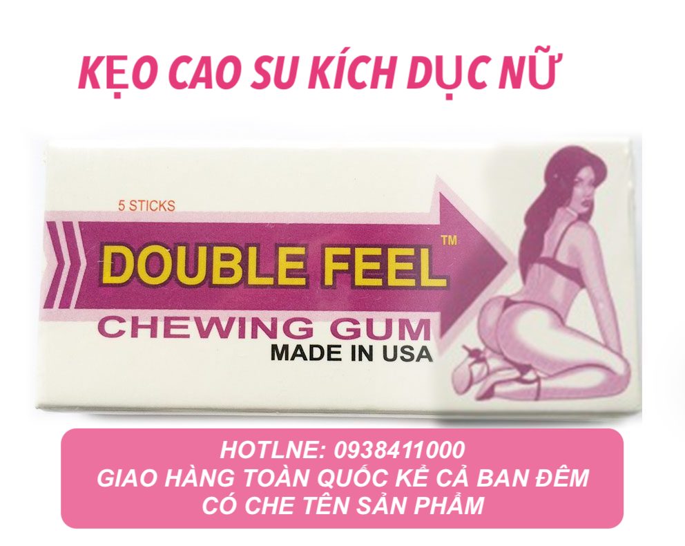 Shop bán Singum Double Feel Chewing Gum kẹo cao su kích dục nữ chính hãng Mỹ cao cấp Shop bán Singum Double Feel Chewing Gum kẹo cao su kích dục nữ chính hãng Mỹ cao cấp