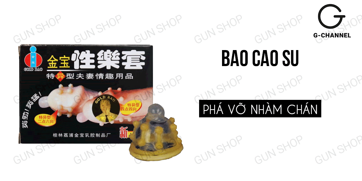 Review Bao cao su Gold - Gai và bi - Hộp 2 cái mới nhất Review Bao cao su Gold - Gai và bi - Hộp 2 cái mới nhất
