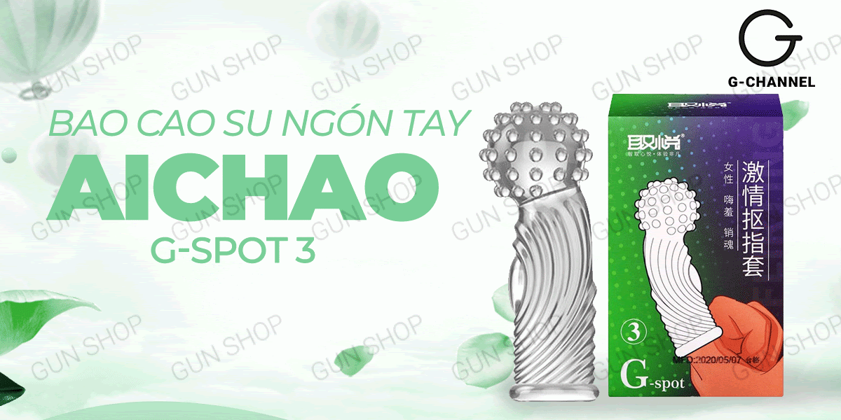 Mua Bao cao su ngón tay Aichao G-spot 3 - Gai nổi lớn - Hộp 1 cái hàng mới về Mua Bao cao su ngón tay Aichao G-spot 3 - Gai nổi lớn - Hộp 1 cái hàng mới về