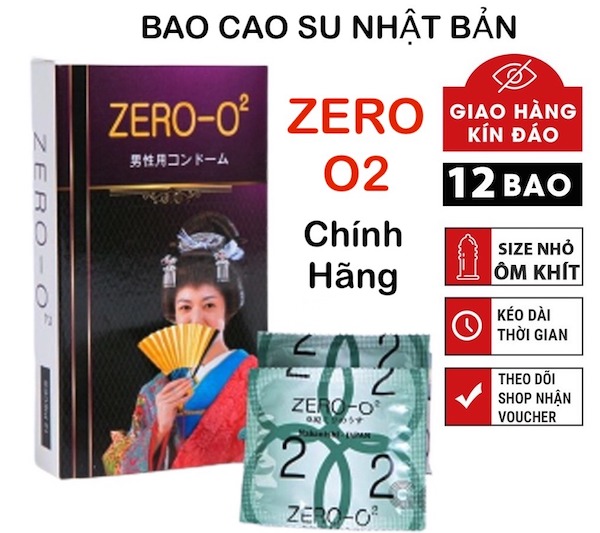 Kho sỉ Bao cao su Zero O2 siêu mỏng chính hãng Nhật Bản - Hộp 12 cái giá sỉ Kho sỉ Bao cao su Zero O2 siêu mỏng chính hãng Nhật Bản - Hộp 12 cái giá sỉ