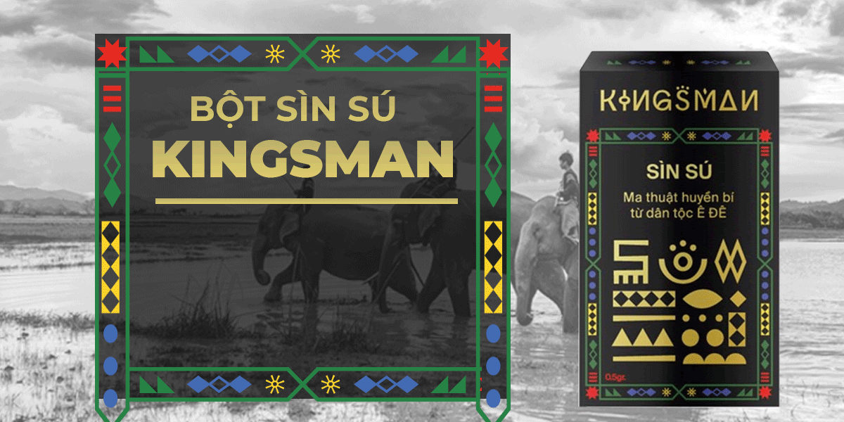 Nhập sỉ Bột sìn sú Kingsman - Kéo dài thời gian - Gói 0.5gr nhập khẩu Nhập sỉ Bột sìn sú Kingsman - Kéo dài thời gian - Gói 0.5gr nhập khẩu