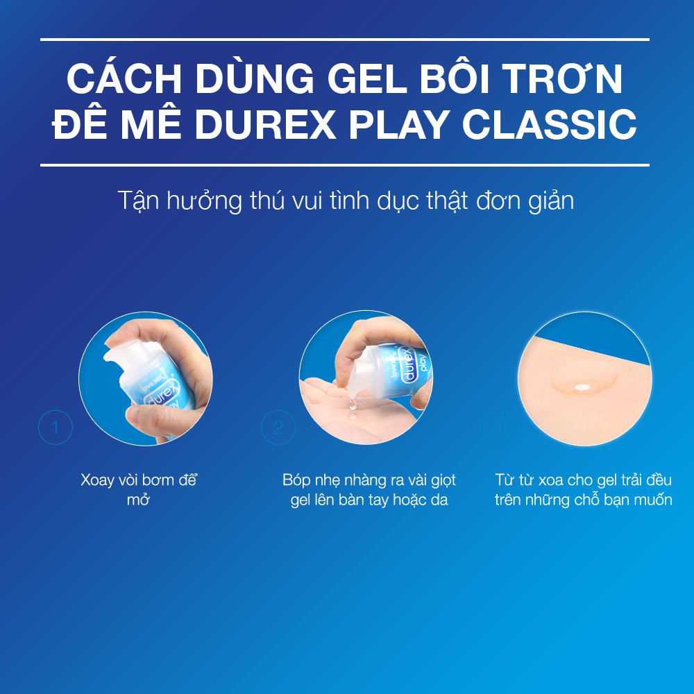 Review Gel bôi trơn Durex Play Classic 50ml nhập khẩu Review Gel bôi trơn Durex Play Classic 50ml nhập khẩu