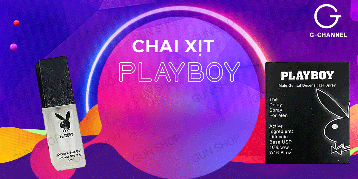 Bỏ sỉ Chai xịt Anh Playboy - Kéo dài thời gian - Chai 5ml tốt nhất Bỏ sỉ Chai xịt Anh Playboy - Kéo dài thời gian - Chai 5ml tốt nhất