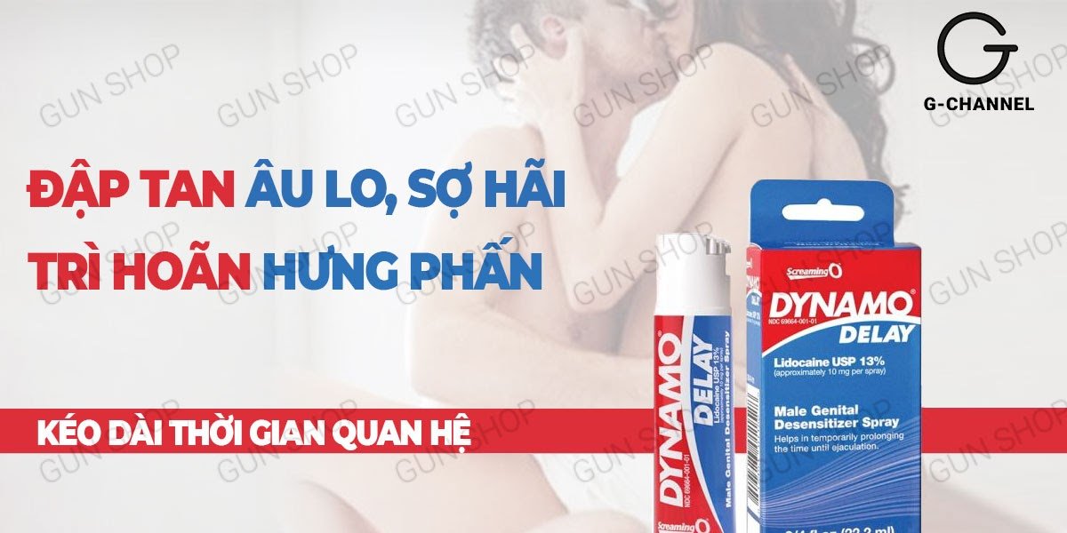 Bảng giá Chai xịt Mỹ Dynamo Delay - Kéo dài thời gian - Chai 22ml giá sỉ Bảng giá Chai xịt Mỹ Dynamo Delay - Kéo dài thời gian - Chai 22ml giá sỉ