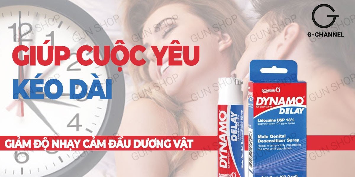 Bảng giá Chai xịt Mỹ Dynamo Delay - Kéo dài thời gian - Chai 22ml giá sỉ Bảng giá Chai xịt Mỹ Dynamo Delay - Kéo dài thời gian - Chai 22ml giá sỉ