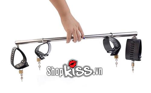  Sỉ Còng tay chân cố định bằng đòn sắt – Sextoy bạo dâm BDSM loại tốt