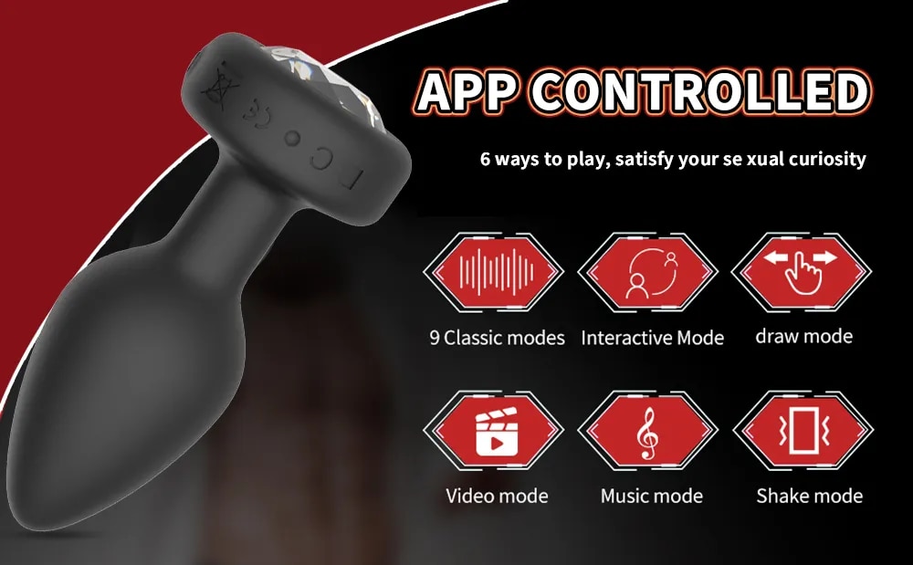  Sỉ Phích cắm hậu môn Love Spouse kết nối bluetooth điều khiển từ xa qua app mới nhất