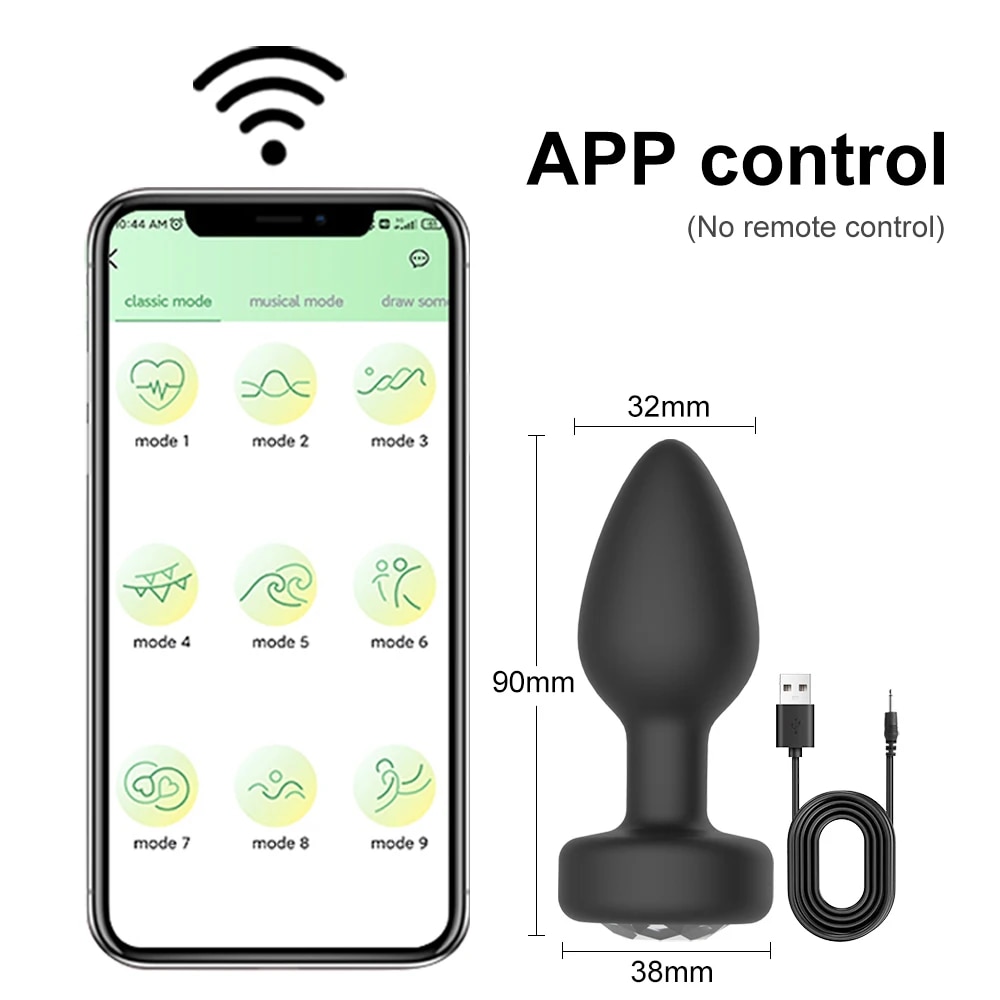  Sỉ Phích cắm hậu môn Love Spouse kết nối bluetooth điều khiển từ xa qua app mới nhất