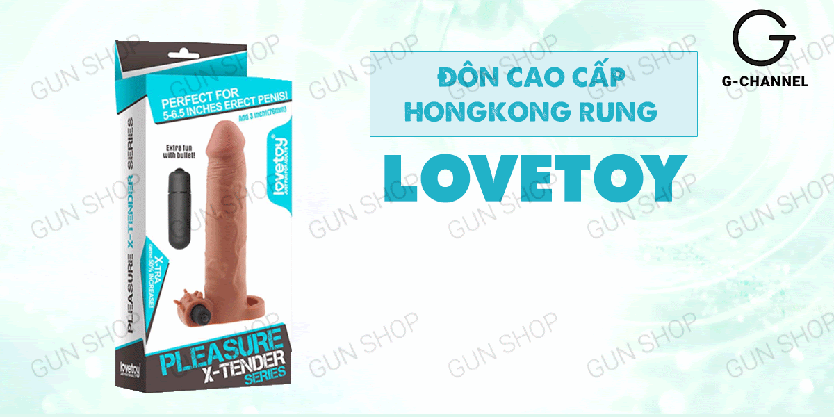 Kho sỉ Bao cao su đôn dên tăng kích thước rung mạnh Lovetoy Pleasure X-Tender tăng 3 tốt nhất Kho sỉ Bao cao su đôn dên tăng kích thước rung mạnh Lovetoy Pleasure X-Tender tăng 3 tốt nhất