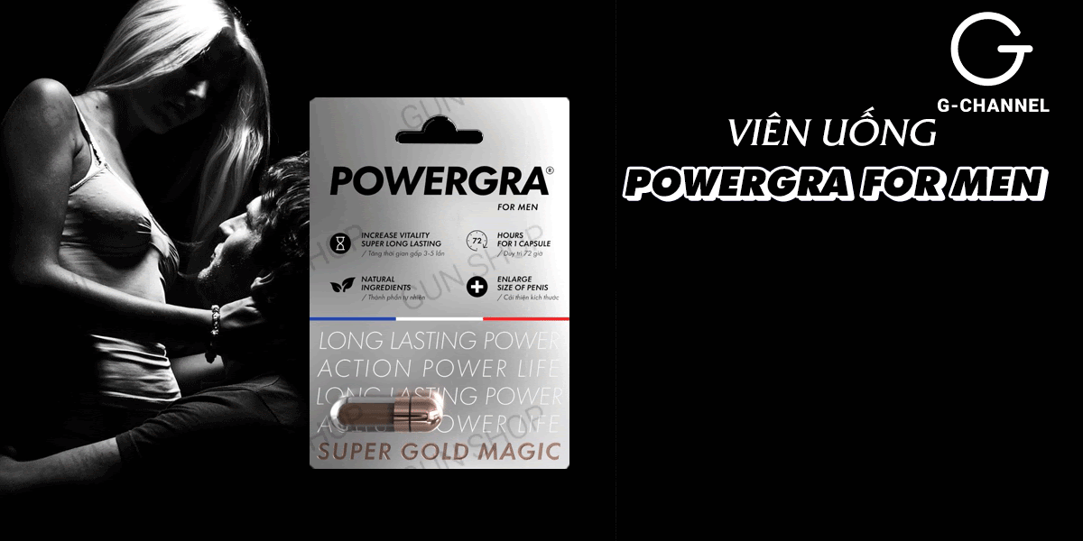 Cung cấp Viên uống tăng kích thước kéo dài thời gian Powergra For Men - Vỉ 1 viên hàng mới về Cung cấp Viên uống tăng kích thước kéo dài thời gian Powergra For Men - Vỉ 1 viên hàng mới về