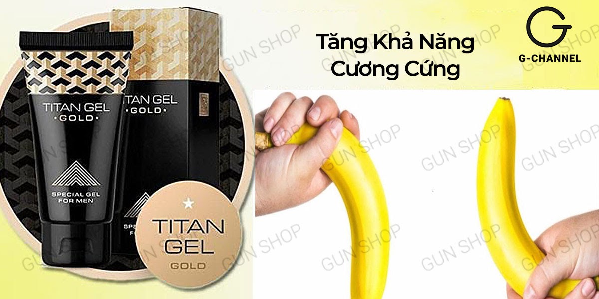 Phân phối Gel bôi trơn tăng kích thước cao cấp - Titan Gold - Chai 50ml giá rẻ Phân phối Gel bôi trơn tăng kích thước cao cấp - Titan Gold - Chai 50ml giá rẻ
