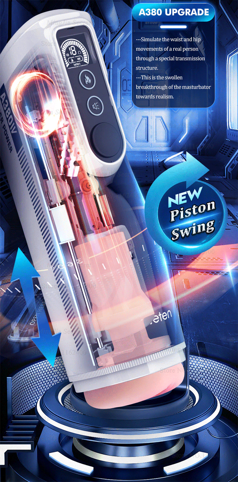Shop bán Âm đạo giả đa năng Leten A380 Male Masturbator Version 4 giá tốt Shop bán Âm đạo giả đa năng Leten A380 Male Masturbator Version 4 giá tốt