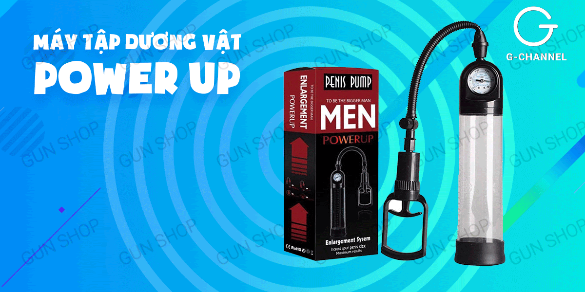 Shop bán Máy tập tăng kích thước dương vật áp suất kéo - Men Powerup giá tốt Shop bán Máy tập tăng kích thước dương vật áp suất kéo - Men Powerup giá tốt