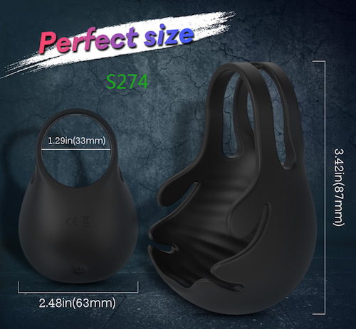  Phân phối Vòng đeo dương vật S-Hande Nest-RCT có rung massage bìu điều khiển từ xa loại tốt