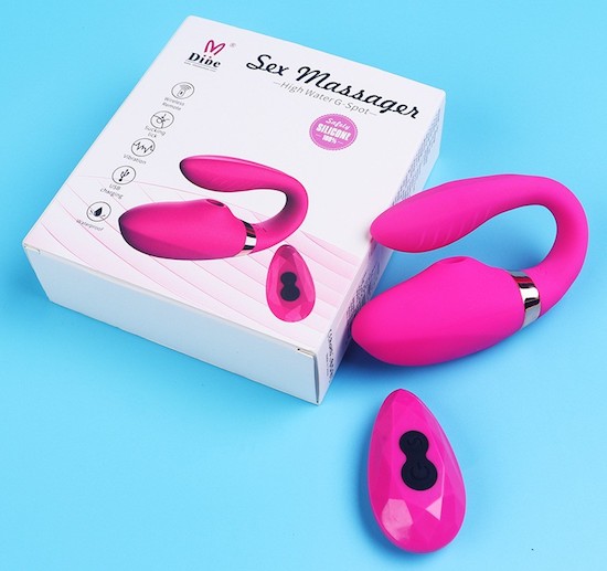 Mua Trứng rung Dibe 2 đầu chữ C rung bú mút thổi điều khiển từ xa loại tốt Mua Trứng rung Dibe 2 đầu chữ C rung bú mút thổi điều khiển từ xa loại tốt