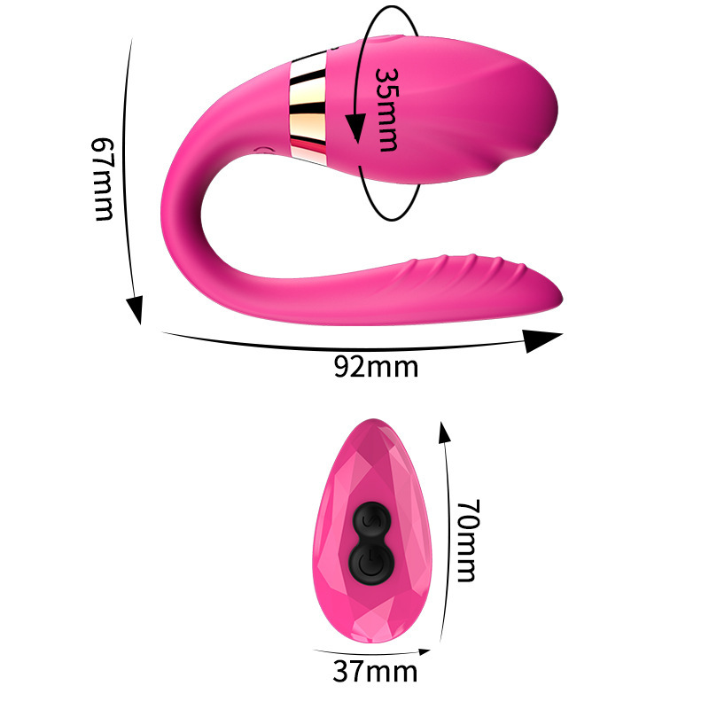 Mua Trứng rung Dibe 2 đầu chữ C rung bú mút thổi điều khiển từ xa loại tốt Mua Trứng rung Dibe 2 đầu chữ C rung bú mút thổi điều khiển từ xa loại tốt