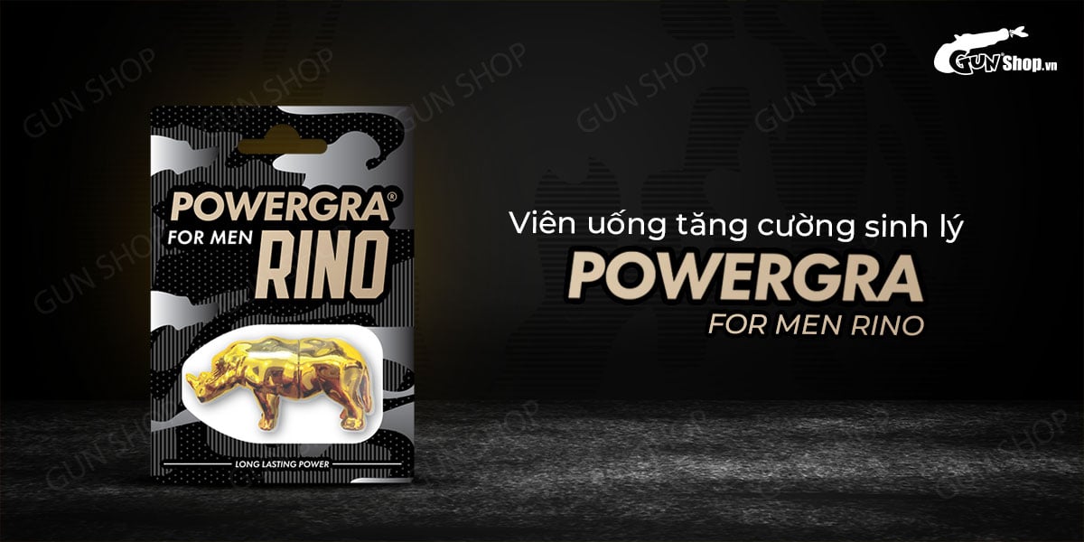 Bỏ sỉ Viên uống phục hồi sinh lý kéo dài thời gian Powergra For Men Rino - Vỉ 1 viên giá tốt Bỏ sỉ Viên uống phục hồi sinh lý kéo dài thời gian Powergra For Men Rino - Vỉ 1 viên giá tốt