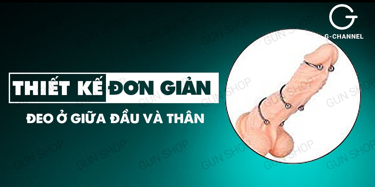 Cung cấp Vòng khoen bi Inox đeo dương vật giúp tăng khoái cảm và chống xuất tinh sớm cao cấp Cung cấp Vòng khoen bi Inox đeo dương vật giúp tăng khoái cảm và chống xuất tinh sớm cao cấp