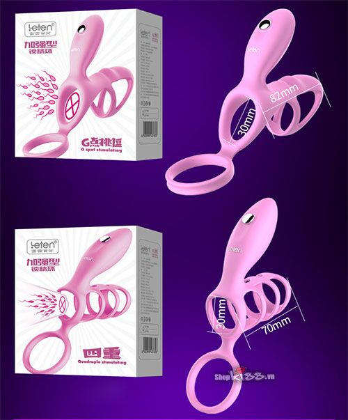  Giá sỉ Vòng rung có quai đeo bìu dương vật Leten Thunder cao cấp