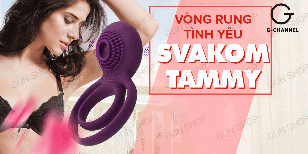 Bỏ sỉ Vòng rung tăng khoái cảm kéo dài thời gian rung mạnh sạc điện - Svakom Tammy cao cấp Bỏ sỉ Vòng rung tăng khoái cảm kéo dài thời gian rung mạnh sạc điện - Svakom Tammy cao cấp